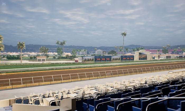 Del Mar Thoroughbred Club - Section Stretch Run Box 61 D Lvl 2 Seat View