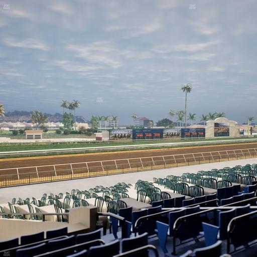 Del Mar Thoroughbred Club - Section Stretch Run Box 61 D Lvl 2 Seat View