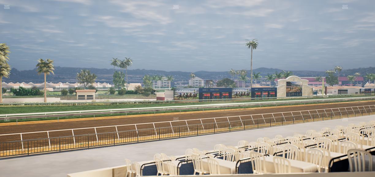 Del Mar Thoroughbred Club - Section Stretch Run Box 62 A Lvl 2 Seat View