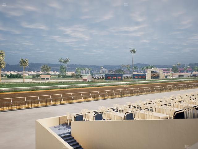 Del Mar Thoroughbred Club - Section Stretch Run Box 62 A Lvl 2 Seat View