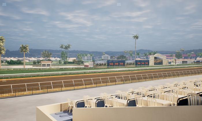 Del Mar Thoroughbred Club - Section Stretch Run Box 62 A Lvl 2 Seat View