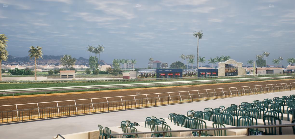 Del Mar Thoroughbred Club - Section Stretch Run Box 62 A Lvl 2 Seat View