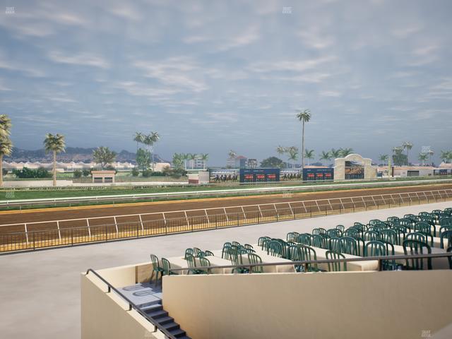 Del Mar Thoroughbred Club - Section Stretch Run Box 62 A Lvl 2 Seat View