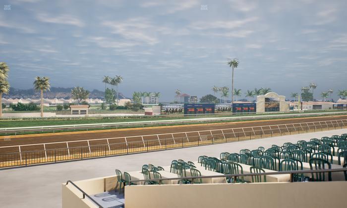 Del Mar Thoroughbred Club - Section Stretch Run Box 62 A Lvl 2 Seat View