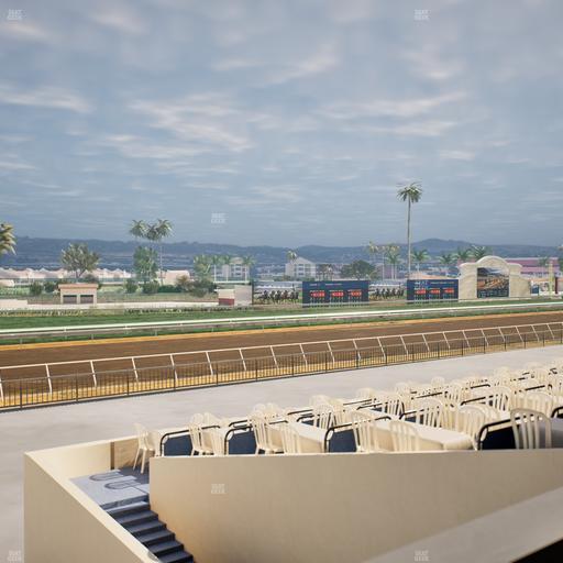 Del Mar Thoroughbred Club - Section Stretch Run Box 62 B Lvl 2 Seat View