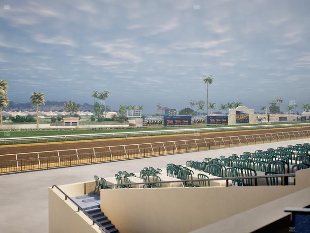 Del Mar Thoroughbred Club - Section Stretch Run Box 62 B Lvl 2 Seat View