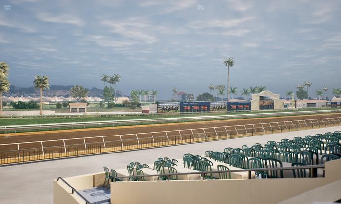 Del Mar Thoroughbred Club - Section Stretch Run Box 62 B Lvl 2 Seat View