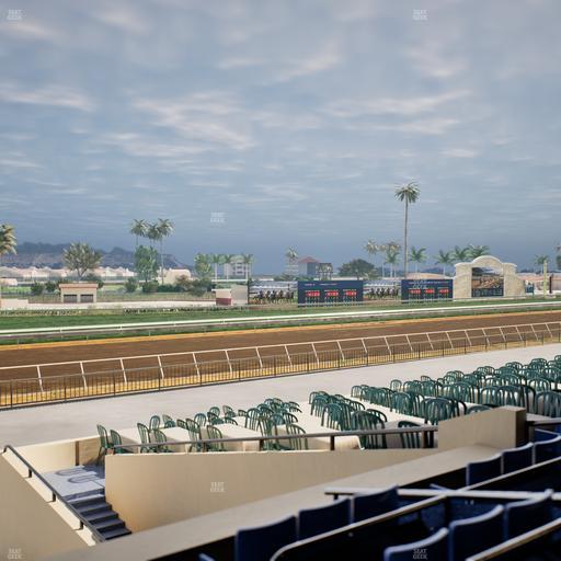 Del Mar Thoroughbred Club - Section Stretch Run Box 62 C Lvl 2 Seat View