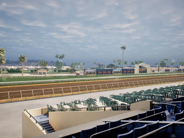 Del Mar Thoroughbred Club - Section Stretch Run Box 62 C Lvl 2 Seat View