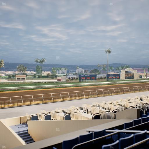 Del Mar Thoroughbred Club - Section Stretch Run Box 62 C Lvl 2 Seat View