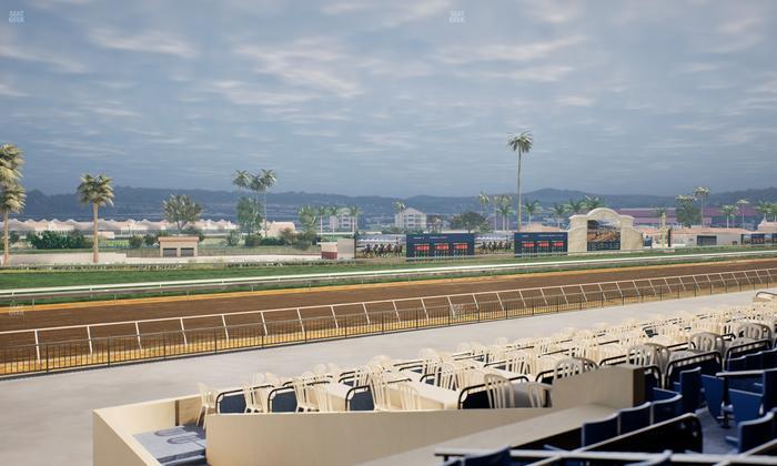 Del Mar Thoroughbred Club - Section Stretch Run Box 62 C Lvl 2 Seat View