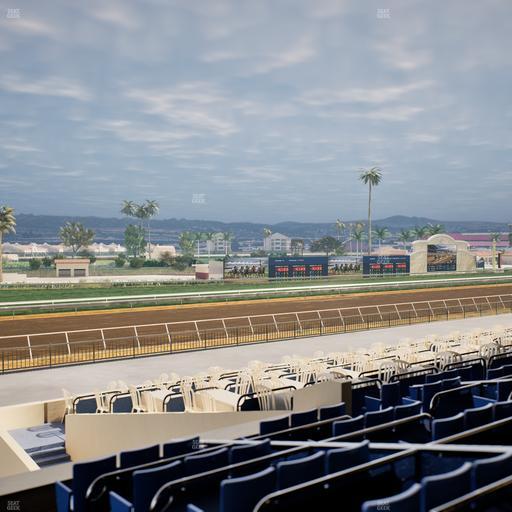 Del Mar Thoroughbred Club - Section Stretch Run Box 62 D Lvl 2 Seat View