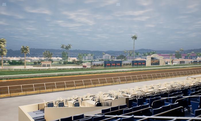 Del Mar Thoroughbred Club - Section Stretch Run Box 62 D Lvl 2 Seat View