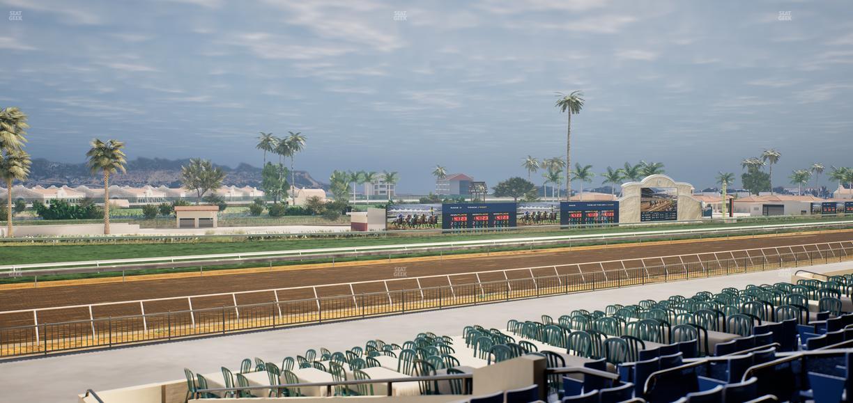 Del Mar Thoroughbred Club - Section Stretch Run Box 62 D Lvl 2 Seat View