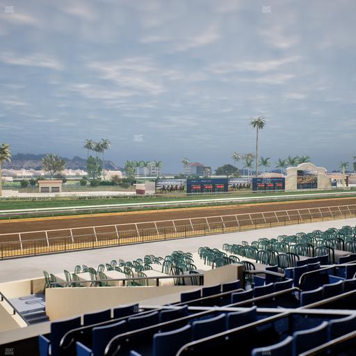 Del Mar Thoroughbred Club - Section Stretch Run Box 62 D Lvl 2 Seat View