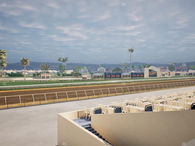 Del Mar Thoroughbred Club - Section Stretch Run Box 63 A Lvl 2 Seat View