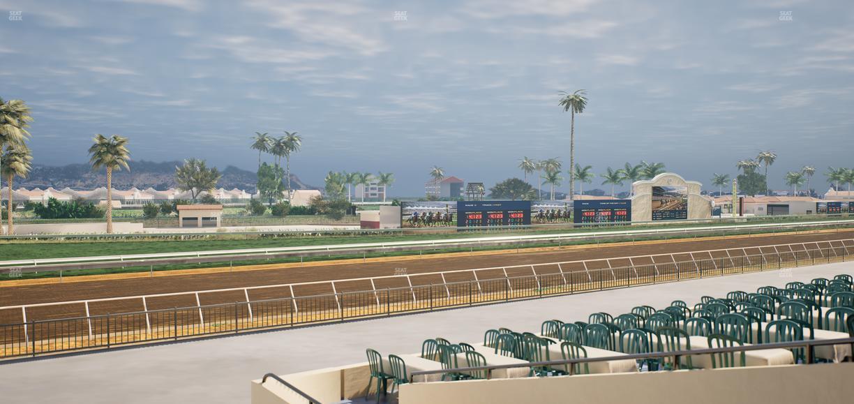 Del Mar Thoroughbred Club - Section Stretch Run Box 63 A Lvl 2 Seat View