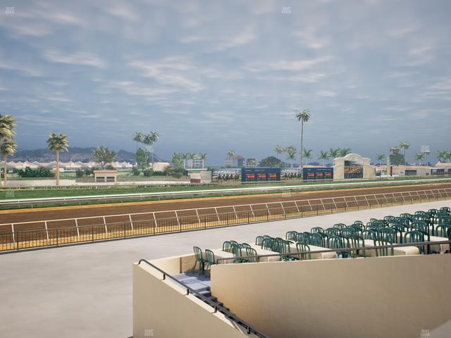 Del Mar Thoroughbred Club - Section Stretch Run Box 63 A Lvl 2 Seat View