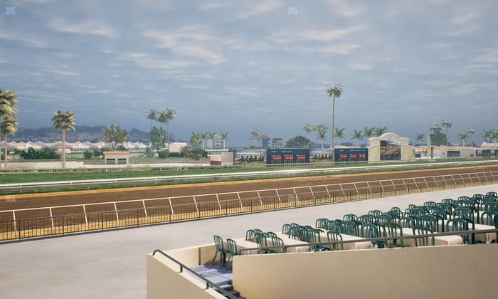 Del Mar Thoroughbred Club - Section Stretch Run Box 63 A Lvl 2 Seat View