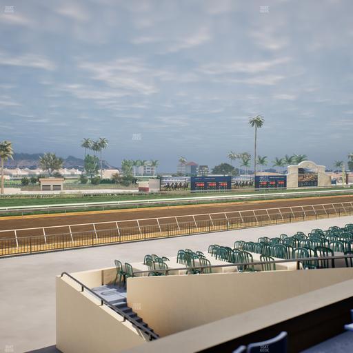 Del Mar Thoroughbred Club - Section Stretch Run Box 63 B Lvl 2 Seat View