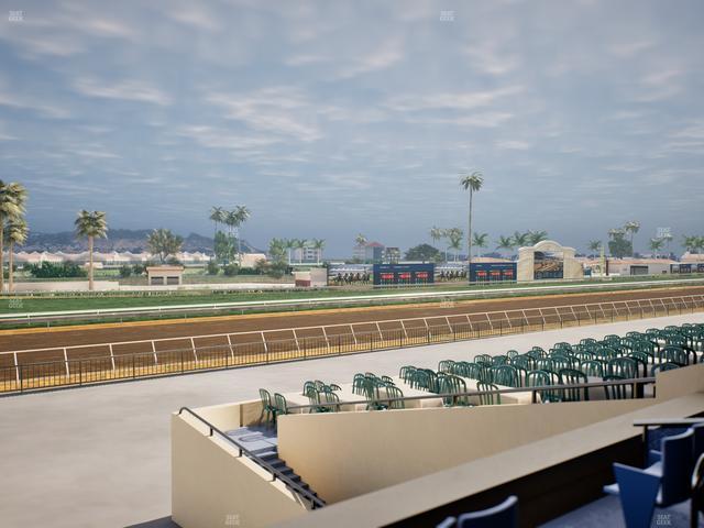 Del Mar Thoroughbred Club - Section Stretch Run Box 63 B Lvl 2 Seat View