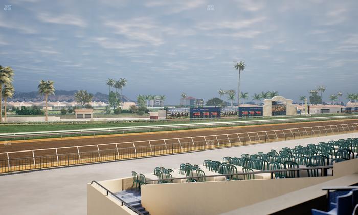 Del Mar Thoroughbred Club - Section Stretch Run Box 63 B Lvl 2 Seat View