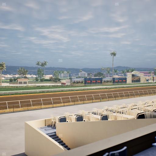 Del Mar Thoroughbred Club - Section Stretch Run Box 63 B Lvl 2 Seat View