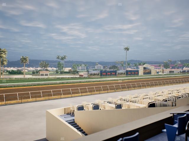 Del Mar Thoroughbred Club - Section Stretch Run Box 63 B Lvl 2 Seat View