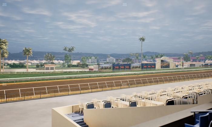 Del Mar Thoroughbred Club - Section Stretch Run Box 63 B Lvl 2 Seat View