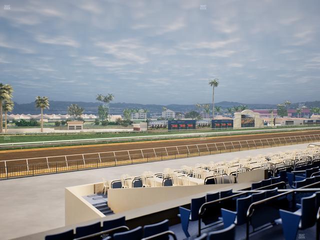 Del Mar Thoroughbred Club - Section Stretch Run Box 63 C Lvl 2 Seat View