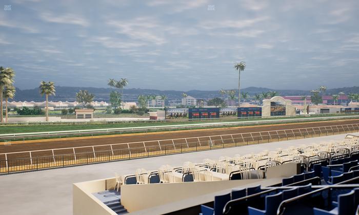 Del Mar Thoroughbred Club - Section Stretch Run Box 63 C Lvl 2 Seat View