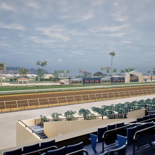 Del Mar Thoroughbred Club - Section Stretch Run Box 63 C Lvl 2 Seat View