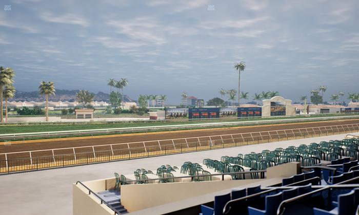Del Mar Thoroughbred Club - Section Stretch Run Box 63 C Lvl 2 Seat View