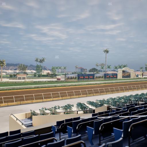 Del Mar Thoroughbred Club - Section Stretch Run Box 63 D Lvl 2 Seat View