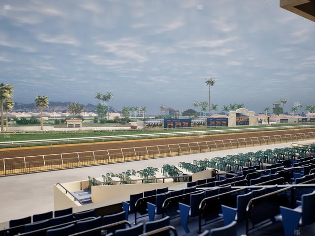 Del Mar Thoroughbred Club - Section Stretch Run Box 63 D Lvl 2 Seat View