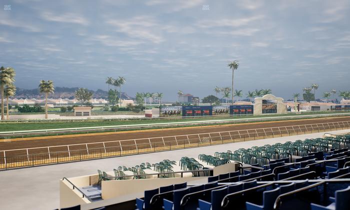 Del Mar Thoroughbred Club - Section Stretch Run Box 63 D Lvl 2 Seat View