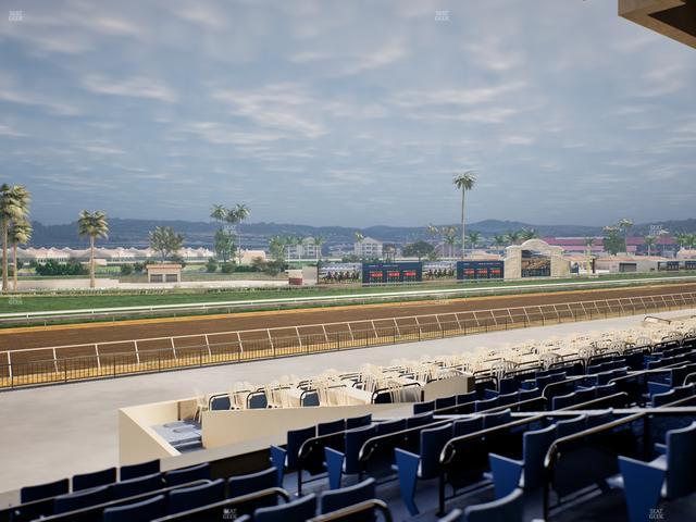Del Mar Thoroughbred Club - Section Stretch Run Box 63 D Lvl 2 Seat View