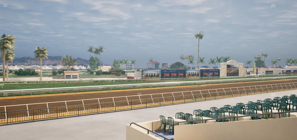 Del Mar Thoroughbred Club - Section Stretch Run Box 64 A Lvl 2 Seat View