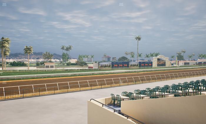 Del Mar Thoroughbred Club - Section Stretch Run Box 64 A Lvl 2 Seat View