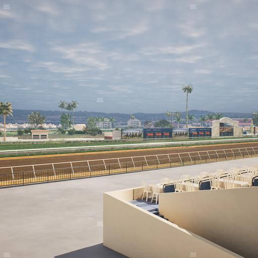 Del Mar Thoroughbred Club - Section Stretch Run Box 64 A Lvl 2 Seat View