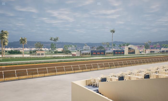 Del Mar Thoroughbred Club - Section Stretch Run Box 64 A Lvl 2 Seat View