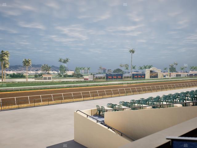 Del Mar Thoroughbred Club - Section Stretch Run Box 64 B Lvl 2 Seat View