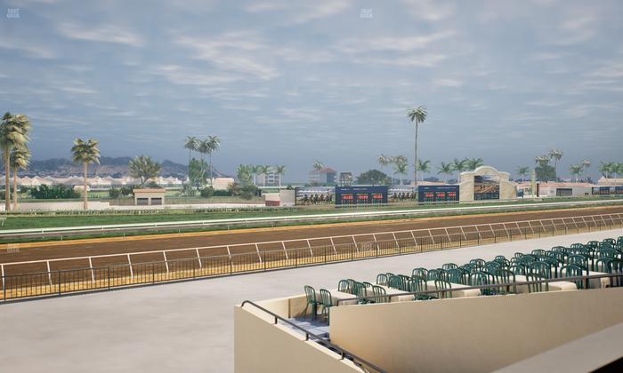 Del Mar Thoroughbred Club - Section Stretch Run Box 64 B Lvl 2 Seat View