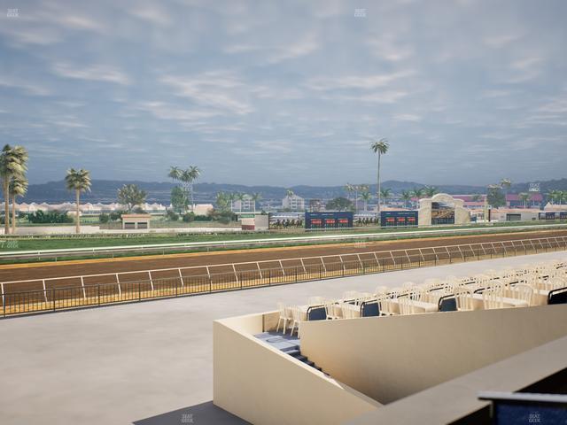 Del Mar Thoroughbred Club - Section Stretch Run Box 64 B Lvl 2 Seat View