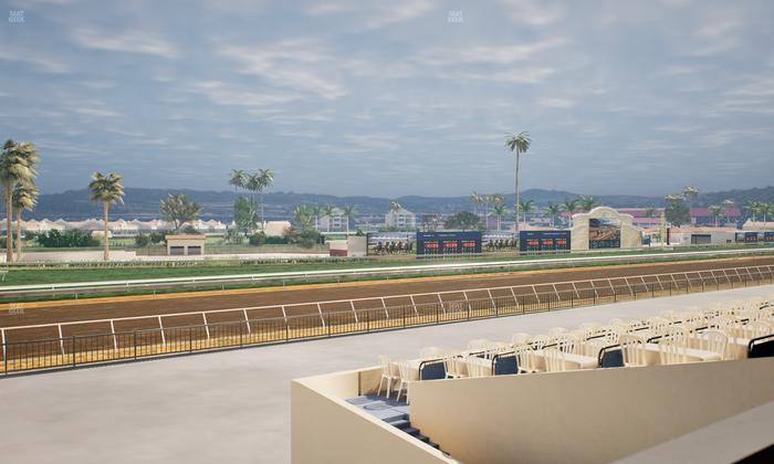 Del Mar Thoroughbred Club - Section Stretch Run Box 64 B Lvl 2 Seat View