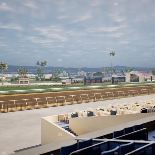 Del Mar Thoroughbred Club - Section Stretch Run Box 64 C Lvl 2 Seat View