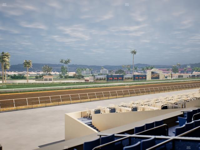 Del Mar Thoroughbred Club - Section Stretch Run Box 64 C Lvl 2 Seat View