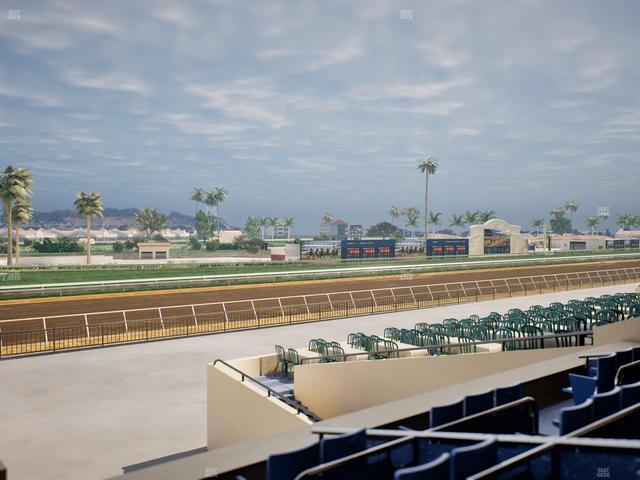 Del Mar Thoroughbred Club - Section Stretch Run Box 64 C Lvl 2 Seat View