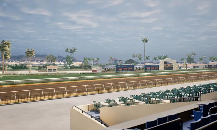 Del Mar Thoroughbred Club - Section Stretch Run Box 64 C Lvl 2 Seat View