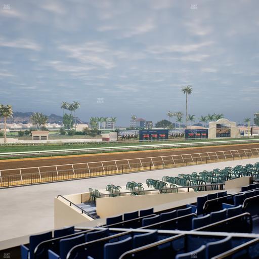 Del Mar Thoroughbred Club - Section Stretch Run Box 64 D Lvl 2 Seat View